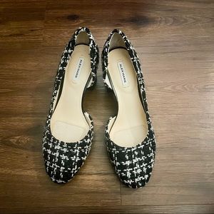 🖤Tweed Chanel styled Block Heels🤍